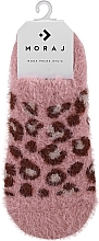 Парфумерія, косметика Жіночі шкарпетки, 1 пара, рожеві, леопард - Moraj