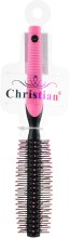 Гребінець для волосся, CR-4100, рожевий - Christian — фото N1