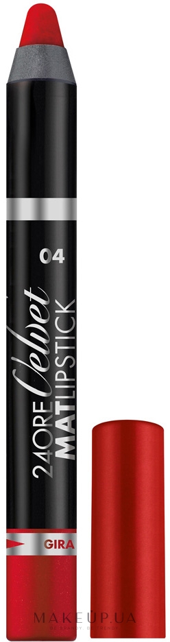Помада-карандаш для губ - Deborah 24 Ore Velve Mat Lipstick — фото 04 - Cherry
