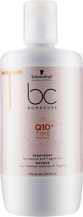 Маска для волос Q10 - Schwarzkopf Professional ВС Bonacure Time Restore Q10 Plus Treatment  — фото N3