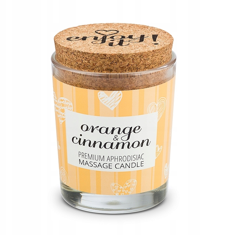 Свічка для масажу "Апельсин та кориця" - Magnetifico Enjoy it! Massage Candle Orange & Cinnamon — фото N2