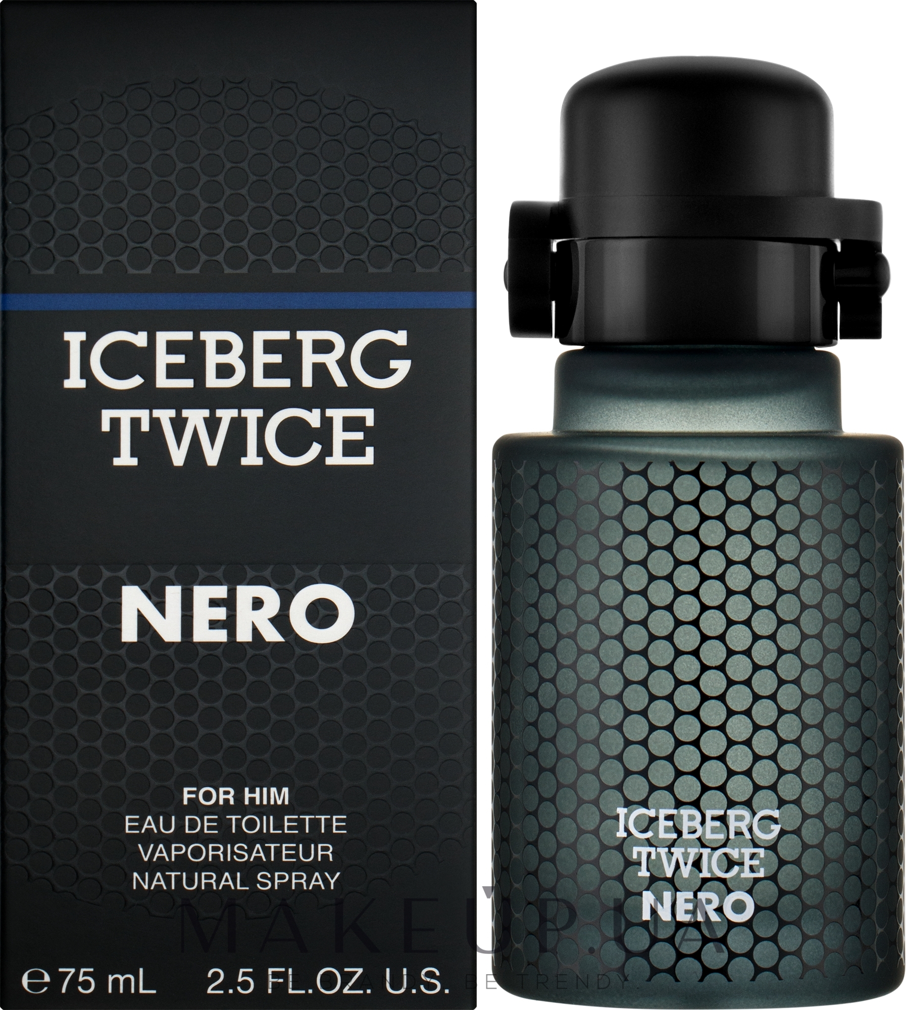 Iceberg Twice Nero For Him - Туалетная вода — фото 75ml