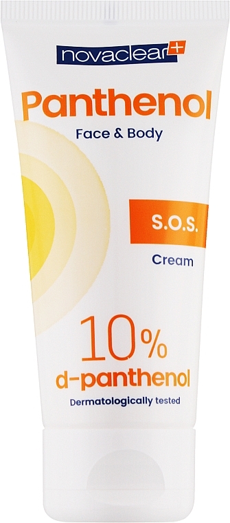 Крем після засмаги для обличчя та тіла - Novaclear Panthenol S.O.S Face Body Cream After Sunbath — фото N1