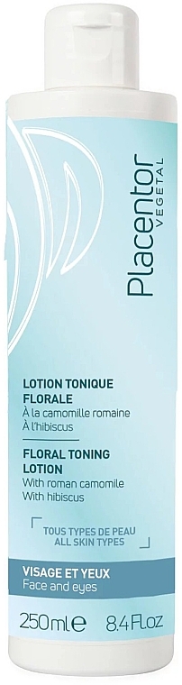 Тонізувальний лосьйон для обличчя та очей - Placentor Vegetal Floral Toning Lotion — фото N1