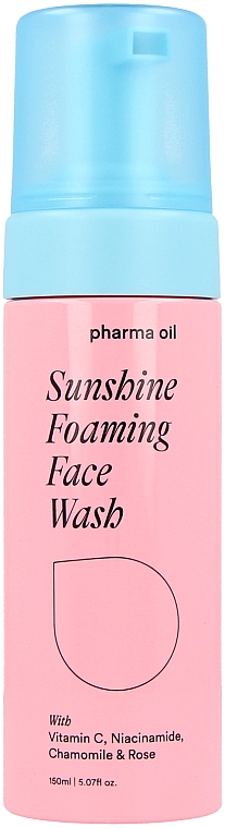 Пінка для вмивання - Pharma Oil Sunshine Foaming Face Wash — фото N1