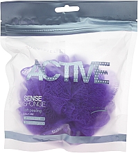 Мочалка для душа, фиолетовая - Suavipiel Active Sense Sponge — фото N1