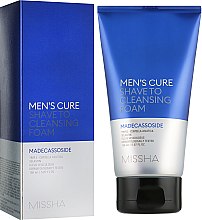 Парфумерія, косметика Пінка для умивання та гоління - Missha Men's Cure Shave To Cleansing Foam