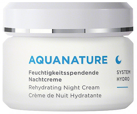 Зволожувальний нічний крем - Annemarie Borlind Aquanature Rehydrating Night Cream — фото N1