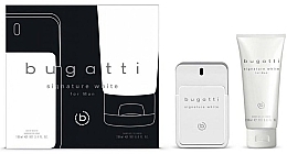 Духи, Парфюмерия, косметика Bugatti Signature White - Набор (edt/100ml + sh/gel/200ml)