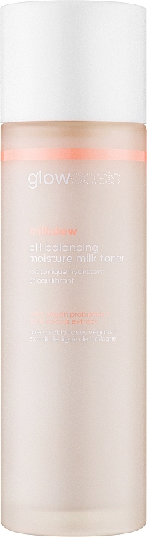 Зволожуючий молочний тонік для обличчя - Glowoasis Milkdew pH Balancing Moisture Milk Toner — фото N1
