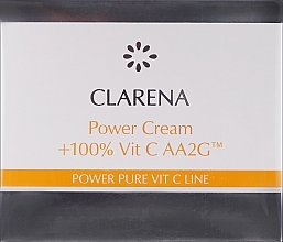 УЦЕНКА Крем со 100% активным витамином С и экстрактом из шелка - Clarena Power Cream 100% Vit C Aa2g * — фото N2