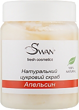 Натуральный сахарный скраб с ароматом "Апельсин" для нормальной и комбинированной кожи - Swan — фото N1