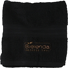 Духи, Парфюмерия, косметика Полотенце с логотипом, черное, 50 х 100 см - Bielenda Professional Spa Frotte Black Towel