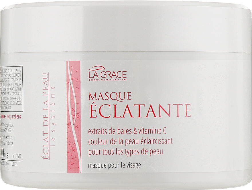 Маска з вітаміном С для обличчя "Сяйво шкіри" - La Grace Eclat De La Peau Masque Eclatante — фото N3