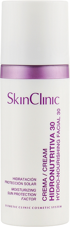 Крем гидро-питательный для лица с SPF30 - SkinClinic Hydro-Nourishing Facial Cream SPF30  — фото N1