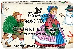 Растительное мыло - Florinda Special Christmas Celebration Day Vegetal Soap Bar — фото N1
