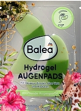 Парфумерія, косметика Гідрогелеві патчі під очі з екстрактом гібіскусу, алое вера та гіалуроновою кислотою - Balea Giraffa