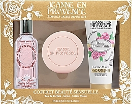 Парфумерія, косметика Jeanne en Provence Rose - Набір (edp/60ml + h/cr/75ml + soap/100g)