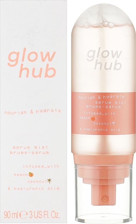 Увлажняющая питательная сыворотка-мист для лица - Glow Hub Nourish & Hydrate Serum Mist — фото N2