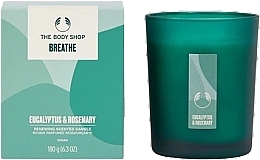 Ароматизована свічка "Евкаліпт та розмарин. Вільне дихання" - The Body Shop Breathe Eucalyptus & Rosemary Renewing Scented Candle — фото N1