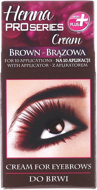 Краска для бровей и ресниц - Henna Professional Cream