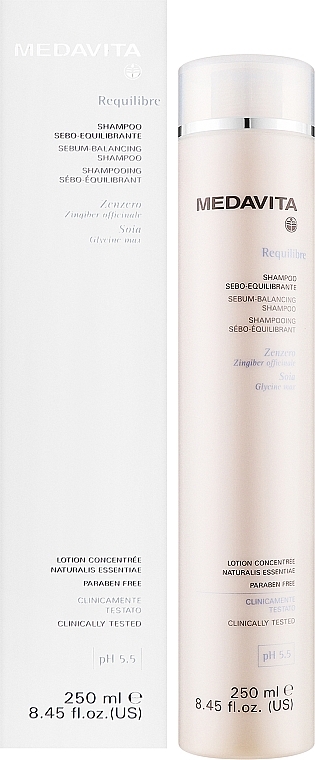 Себорегулирующий шампунь для кожи головы - Medavita Requilibre Sebum Balancing Shampoo — фото N3
