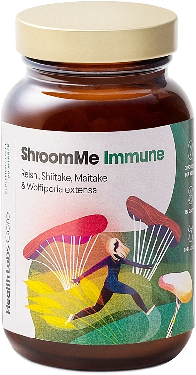 Харчова добавка для підвищення імунітету - HealthLabs ShroomMe Immune — фото N1