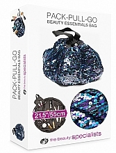 Духи, Парфюмерия, косметика Сумка на шнурке, синяя - Rio-Beauty Pack Pull Go Beauty Essentials Bag