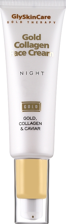 Коллагеновый ночной крем для лица с золотом - GlySkinCare Gold Collagen Night Face Cream — фото N1
