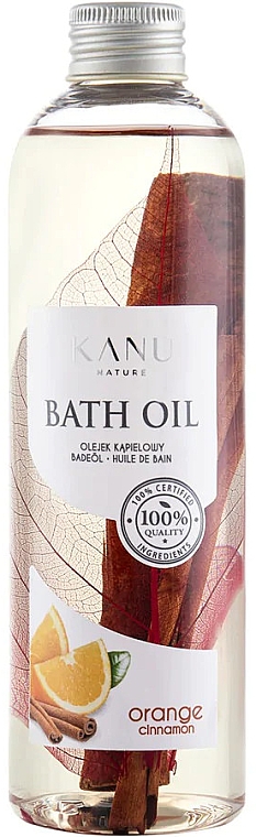 Масло для ванны "Апельсин с корицей" - Kanu Nature Bath Oil Orange Cinnamon — фото N1