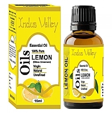 Парфумерія, косметика Натуральна ефірна олія, лимон - Indus Valley Natural Essential Oil Lemon