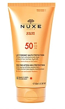 Лосьон солнцезащитный для лица и тела - Nuxe Sun Delicious Lotion Face & Body SPF50 — фото N1