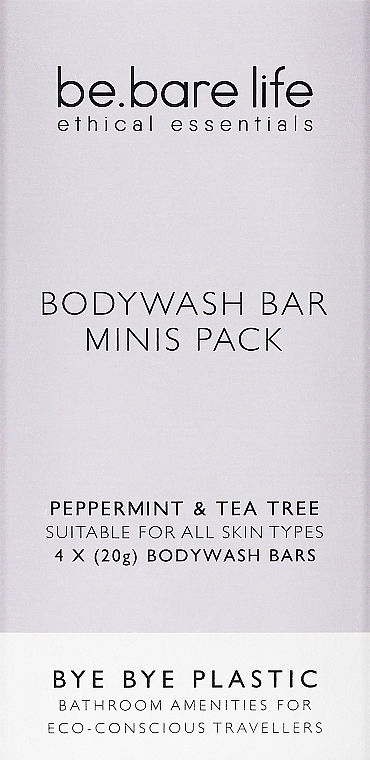 Набір - Be.Bare Life Mini Bodywash Bar Set (soap/4x20g) — фото N1