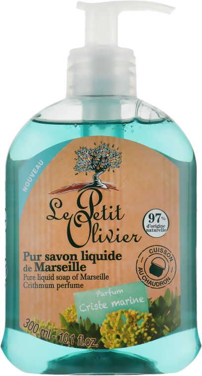 Рідке мило з ароматом моря - Le Petit Olivier Marine — фото N1