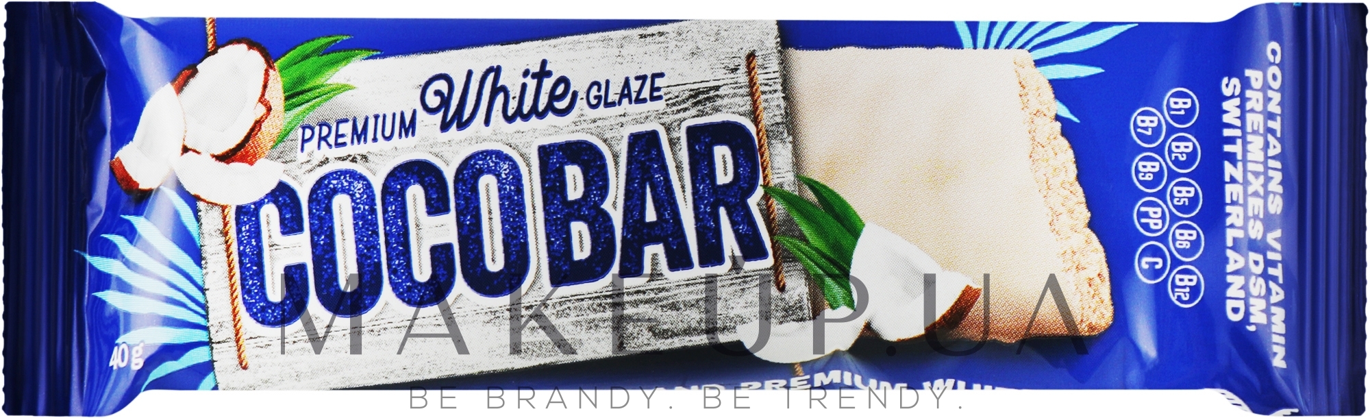 Батончик в белой кондитерской глазури - Vitapak Coco Bar — фото 40g
