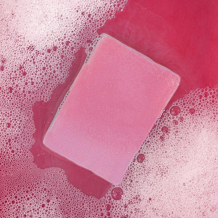 Твердое мыло малиново-клубничное - Two Cosmetics Cucu Solid Soap with Shea Butter — фото N2