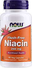 Парфумерія, косметика Харчова добавка "Ніацин (Вітамін В3)", 250 мг - Now Foods Flush-Free Niacin