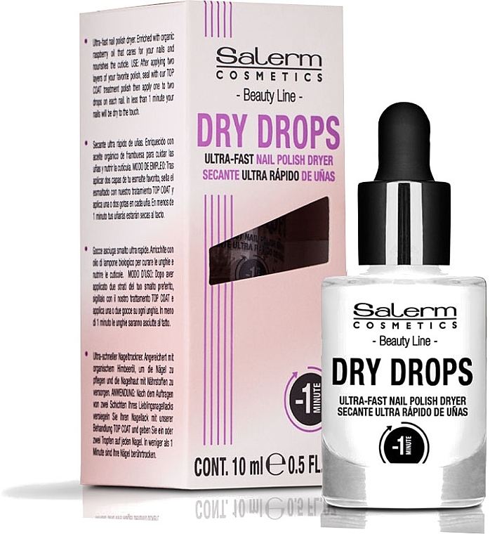 Швидка сушка для нігтів - Salerm Beauty Line Dry Drops Ultra-Fast Nail Polish Dryer — фото N2