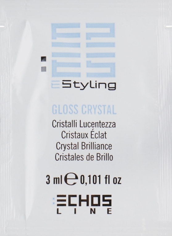Флюид-кристал для поврежденных волос - Echosline Gloss Crystal (пробник)