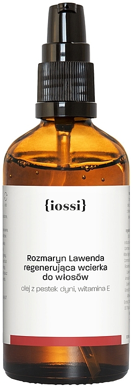 Олія для волосся "Розмарин і лаванда" - Iossi — фото N1