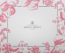 Парфумерія, косметика Molton Brown Delicious Rhubarb & Rose Kit - Набір (edt/7,5ml + sh/gel/100ml + b/lot/100ml)