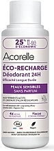 Шариковый дезодорант без запаха для чувствительной кожи - Acorelle Deodorant Roll On 24H Sensitive Skins Eco-refill (сменный блок) — фото N1
