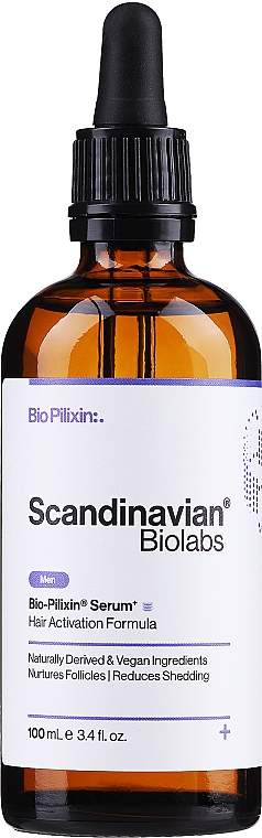 Сыворотка для замедления выпадения волос - Scandinavian Biolabs Bio-pilixin Serum Hair Activation Formula — фото N1