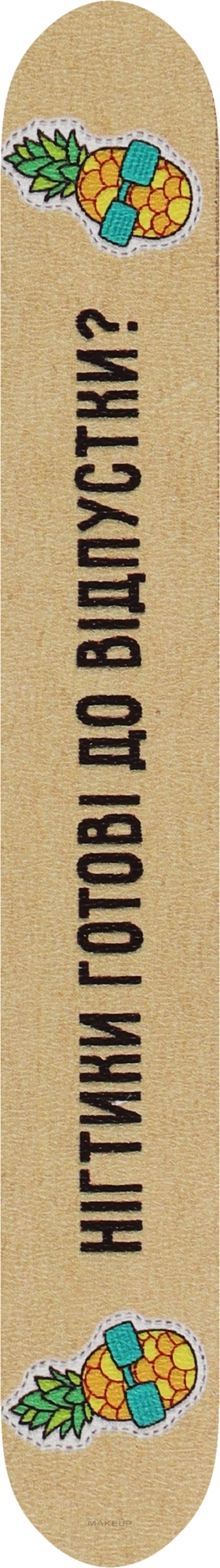 Односторонние деревянные пилочки "Летний набор", 240 грит - ThePilochki — фото 20шт