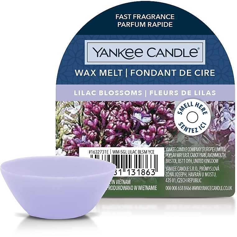 Ароматический воск - Yankee Candle Wax Melt Lilac Blossoms — фото N1