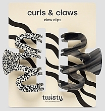 Духи, Парфюмерия, косметика Набор заколок для волос, 2 шт. - Twisty Curls & Claws  Set B