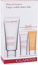 Парфумерія, косметика Набір - Clarins Extra-Firming (b/lot/200ml + b/scrub/29.5 ml + bath/foam/29.5 ml)