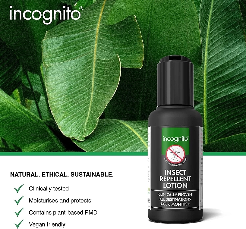 Лосьон-репеллент от насекомых - Incognito Insect Repellent Lotion — фото N3