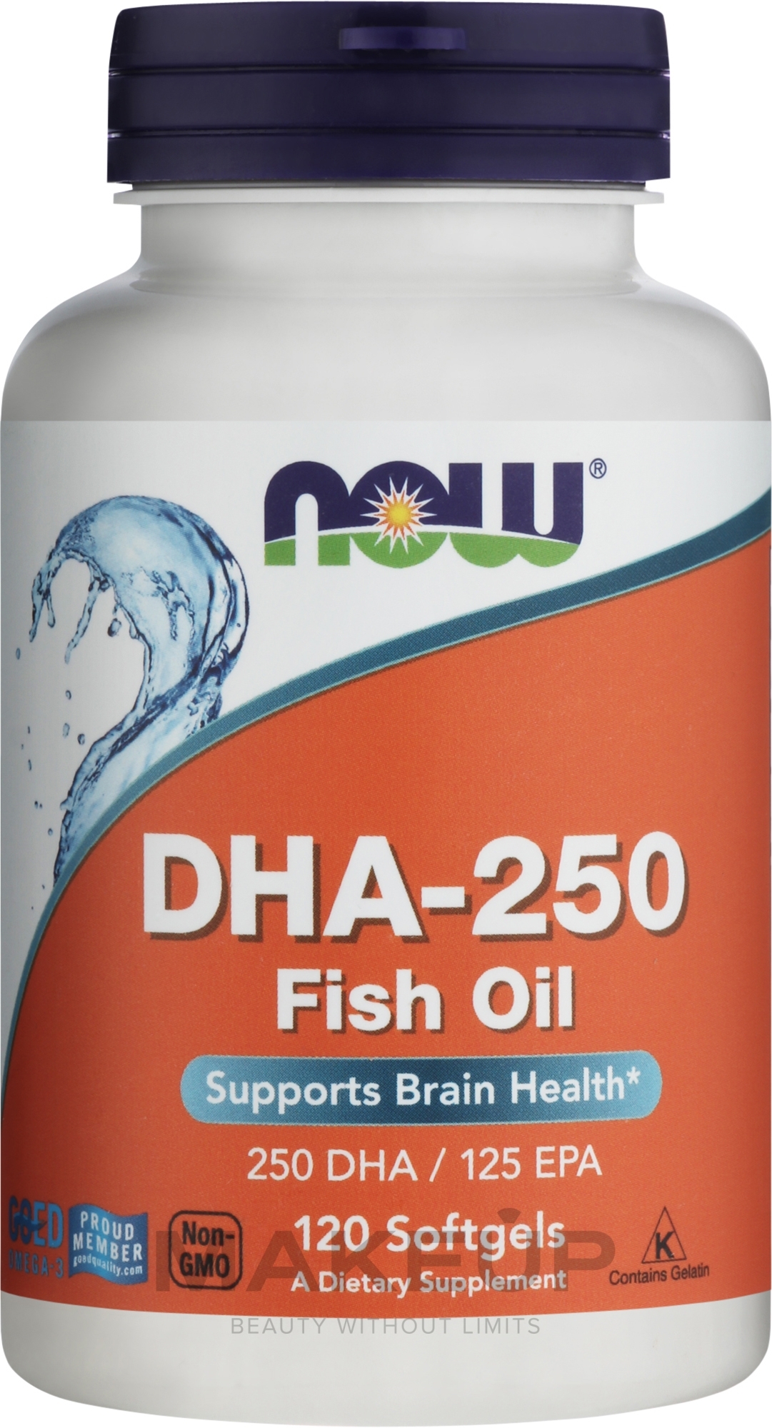 Капсули DHA-250/100 EPA - Now Foods — фото 120шт