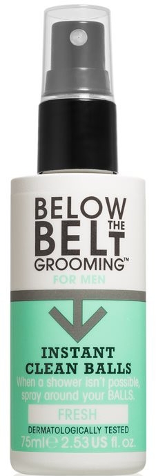 Освежающий спрей для интимной гигиены - Below The Belt Grooming Instant Clean Balls Fresh — фото N1